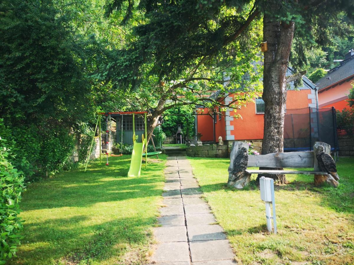 Ferienhaus Franz - An Der Elbe, Mit Grossem Garten Pirna Exterior photo
